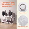 Hair Tool Holder for Dyson Airwrap, Acrylic Double-Layer Storage Holder,