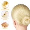 ShiningUU Hair Nets for Buns Invisible Blonde Elastic Edge Mesh