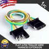 225FWY 1ft Trailer Light Wiring Harness Extension 4-Pin Plug 18