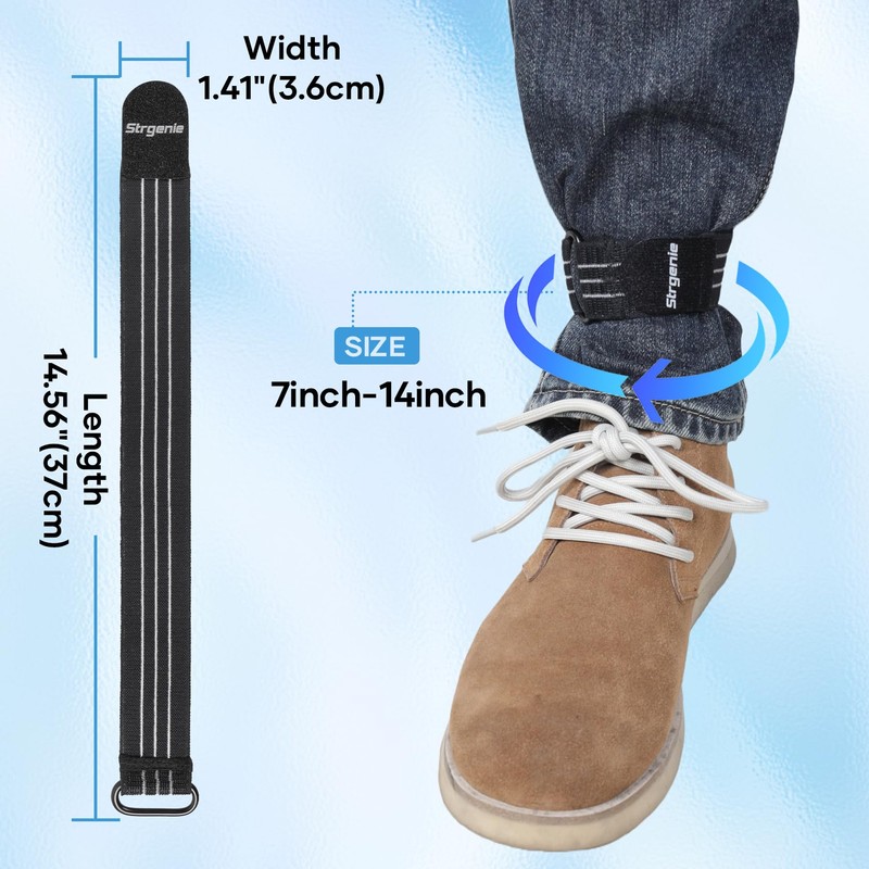 Elastic Ankle Straps, Cowboy Boot Straps, Adjustable Elastic Pant Leg