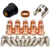Aswalling 23pcs PT-60-40 PT40 Plasma Cutting Torch Tip 1.0mm 51313
