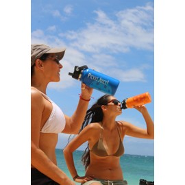 Maui Pickleball Co.™ Pickleball Water Bottle 32oz Pickleball Gifts Insulated Stainless Steel Water Bottle Funny Water Bottle PickleBall Accessories SWIG Lid Pickleball Bottle (Get Pickled Swig)