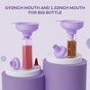 Wide Mouth Kitchen Funnel, Pisol Food Grade Plastic Cooking Preservation