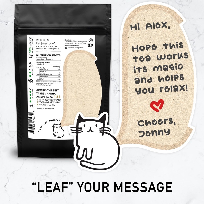 Leafmessage Natural Artisan Tea - Premium Sencha 極品煎茶 せんちゃ (100g/3.5oz)