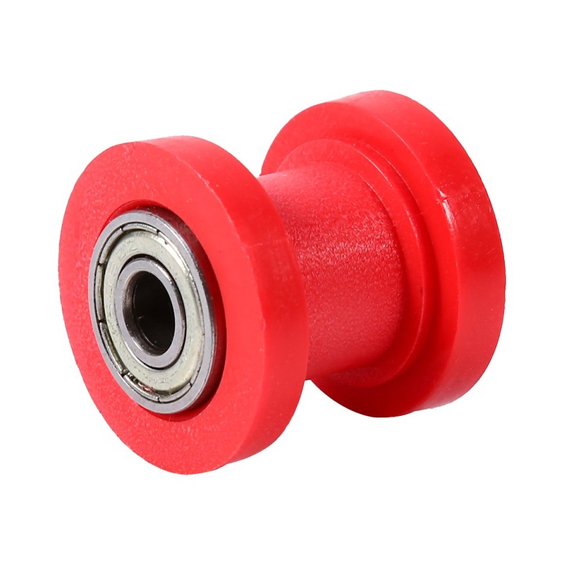 Universal Pulley Tensioner, 8mm ID Chain Roller Tensioner Guide Wheel,