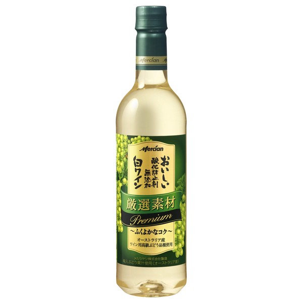 Mercian Delicious Antioxidant-Free White Wine Carefully Selected Material Plastic Bottle [White Wine Dry Japan 24.3 fl oz (720 ml)