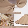 Koreshion - Sombrero de pesca reversible para mujer, con lazo