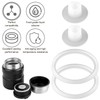 2pcs Replacement Lid Gaskets and 2pcs Air Valve Compatible for