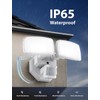 Onforu 32W 2 Head Motion Sensor Outdoor Lights, 3200LM 6500K
