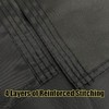 FLAGPARK Solid Black Flag 12x18 inch 2 Pack DIY Flag