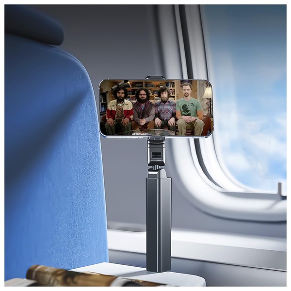ZooGuree Compact Airplane Travel Phone Mount with 1.57" Wider Base