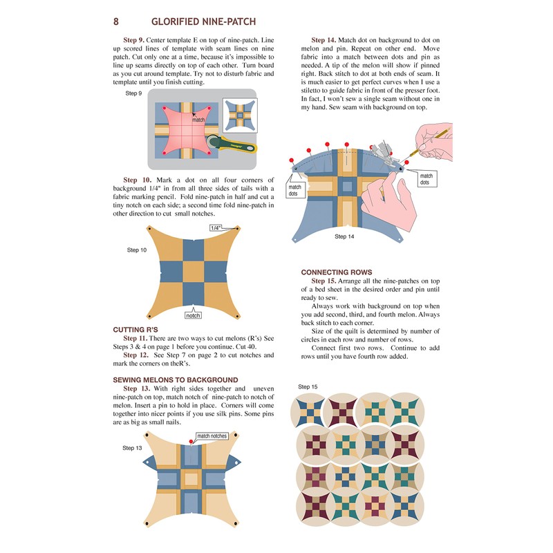 Add On to The Double Wedding Ring Template by Sharlene