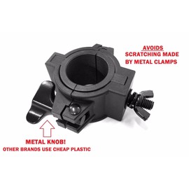 O-Clamp 12 Pack DJ Lighting Clamp to Mount Light to 1.5" - 2" Trussing and Pipe