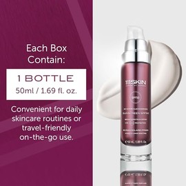 111SKIN Protector solar SPF 50, protector solar mineral facial y no grasoso para uso diario, protección UVA/UVB de amplio espectro y luz azul, niacina