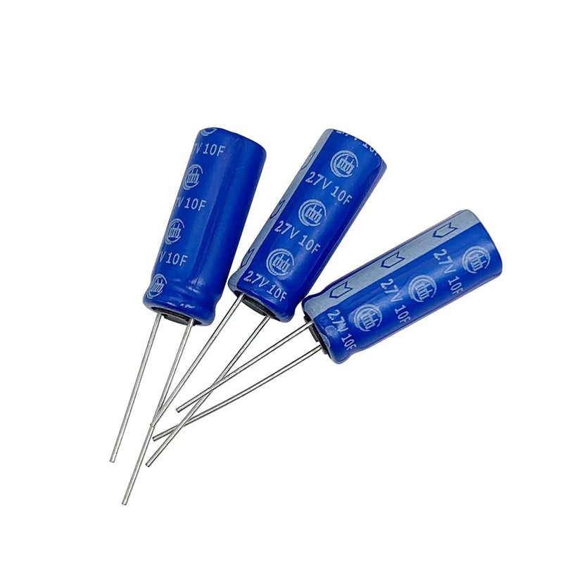 PENGLIN 5pcs Superfarad Capacitors 2.7V 10F 10x25mm Electric Double Layer