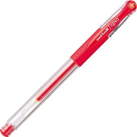 Bundle - Signo - uni Ballpoint Pen - UM-151 & UMR-1 Refill - 0.38 mm - Red