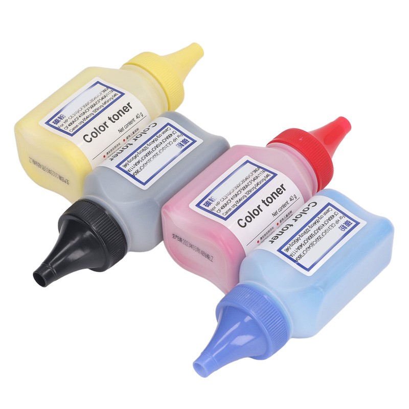 Colorful Black Printer Toner Powder Chip Set for CF350A CE310A
