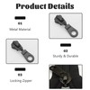 Alluring Zip Slider Replacement, Zip Repair Kit, Removable Zip Zipper