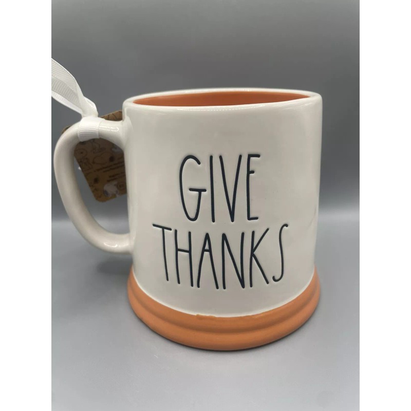 Rae Dunn Peanuts Snoopy GIVE THANKS Thanksgiving Turkey Fall Leaves