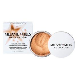Melanie Mills Hollywood Gleam Radiant Dust Shimmering Loose Powder for Face & Body - Deep Gold 8g