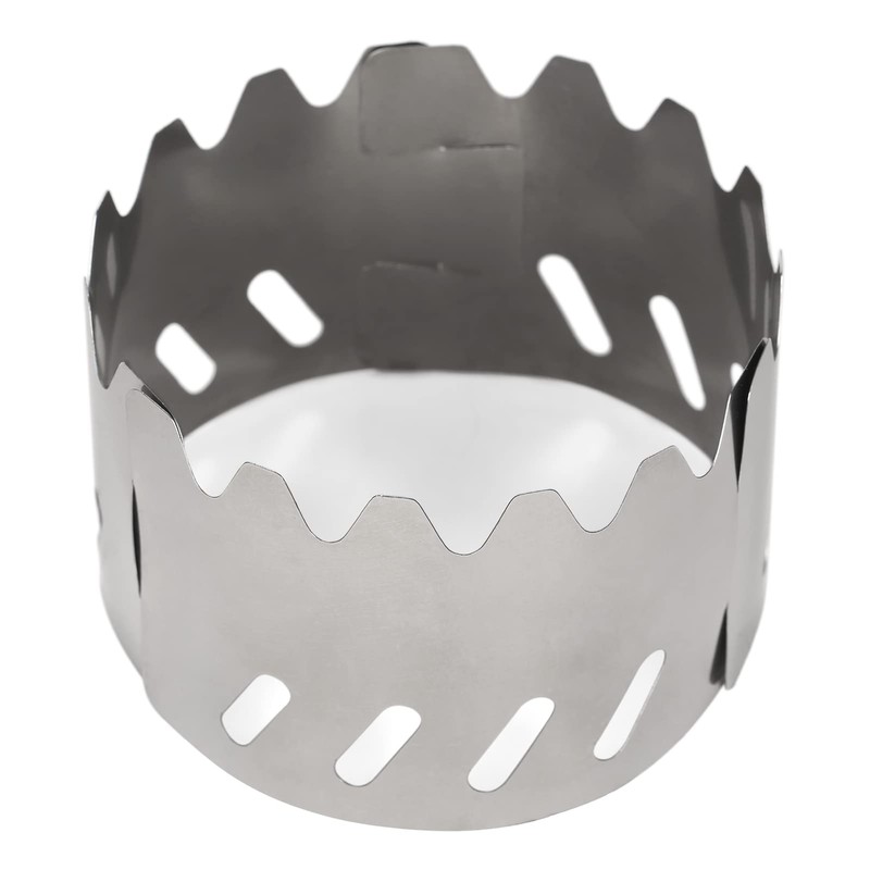 RAYWE Portable Outdoor Ultralight Titanium Alcohol Stove Rack Windscreen Camping