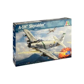 ITALERI 2788S Skyraider 1:48 A-1H Skyraider, Model Kit, Stand Model Building, Crafts, Hobby, Gluing, Plastic Kit, Detailed