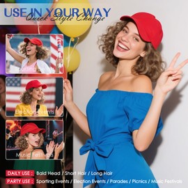 Hairro Hat with Hair Attached For Women Short Bob Adjustable Synthetic Baseball Cap Hair Extensions Chemo Wig 8" 190g #10P22T