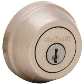 Kwikset 780 Single Cylinder Deadbolt in Satin Nickel