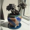 Fzfeiyy Ceramic Plant Saucer 5 Inch, 2 Pack Round Plant