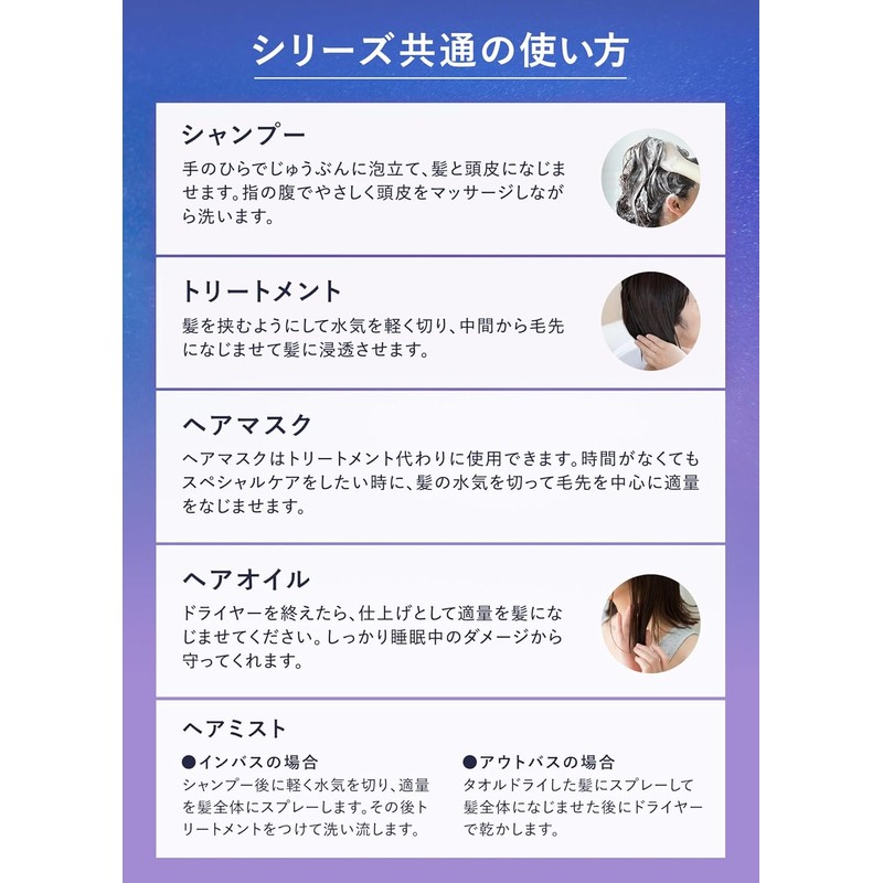 YOLU Shampoo Treatment Set Deep Night Repair