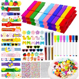 ZLLZPZD Cheer Clothes Pins Kit Volleyball Clips 80 Colored Wooden Spirit Clips with 180PCS Decorative Cheer Pins Accessories Gifts Bulk Decorations for Team Cheerleaders Backpacks