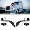 SEPEY Hood Mirror for VOLVO VNL, Driver and Passenger Side