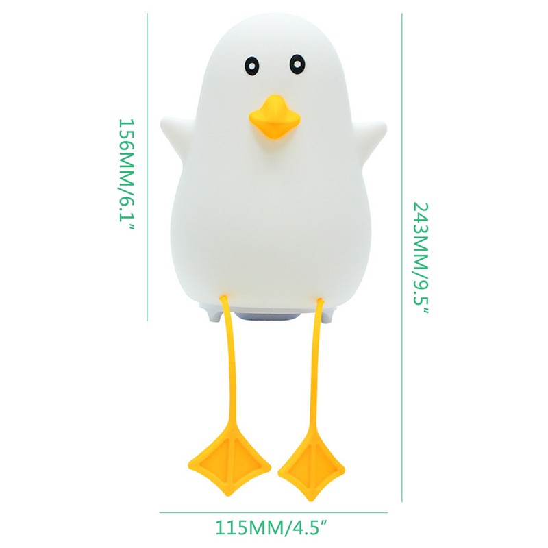 Duckling Night Light Sleep LED Light Night Lamp Soft Silicone
