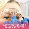 Stylia Disposable Eyebrow Ruler Stencils - Transparent Mapping Stickers