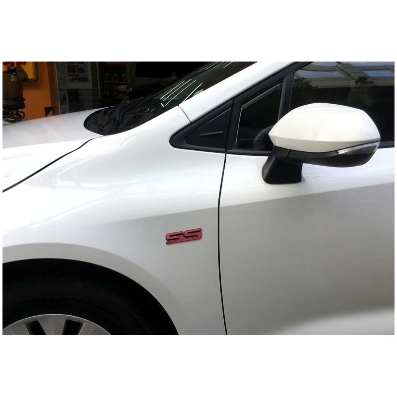 2Pc Trunk and Fender SS Emblem 10336980 3D Metal Badge