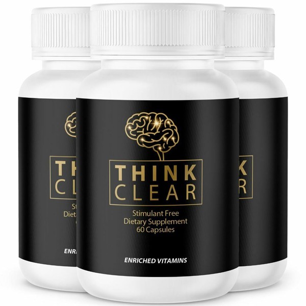 Enriched Vitamins Think Clear - Brain Booster Super Nootropic Supplement