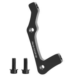Quwem Disc Brake Adapter for Mountain Bike, Post Front 203mm Rear 180mm Mount Adapters for 160/180 /203/140 mm Disc Brake Rotor Front Rear Mounting Bicycle Aluminium Alloy Black