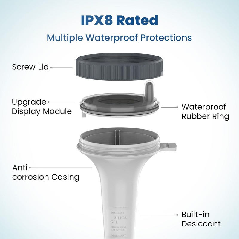 Pool Thermometer Floating Easy Read for B0DRY2NYBX