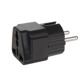Maclean MCE155 Adapter Socket (UK on EU plug)