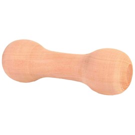 Trixie Rounded Wooden Retrieving Dumbbell, 125 g
