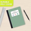ONAVIA Plastic Composition Notebook College Ruled, 160 Pages, Assorted