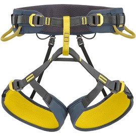 Climbing Technology Wall Climbing Harness, Anthracite-Mustarrd, L-XL
