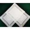Doilies 30 x 45 cm, Pack of 2, Embroidered with