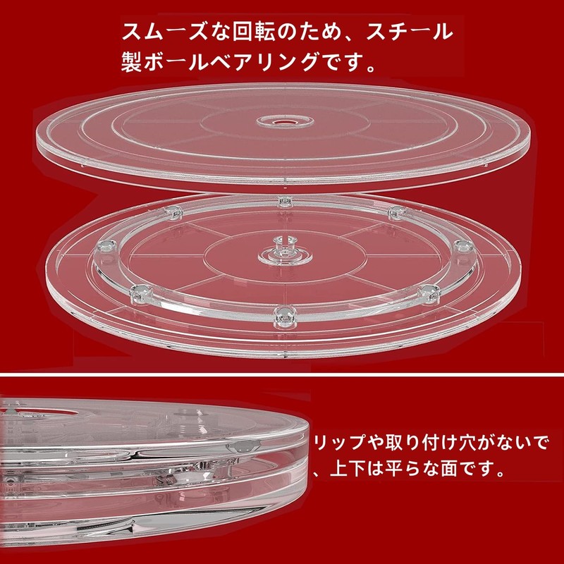 Kuymquat Rotary Stand, Round Turntable, TV, PC, Monitor Screen, 360