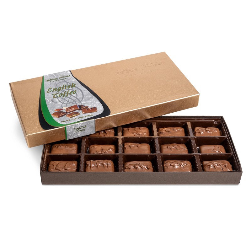 Anthony Thomas, Milk Chocolate English Toffee Gift Box, Rich Almond