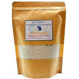 Bath Additive "Balancing & Harmony" Bath Salt with Rügen Healing Chalk, Dried Rose Petals and a Fine Fragrance of English Roses, 550 g Bath Enjoyment