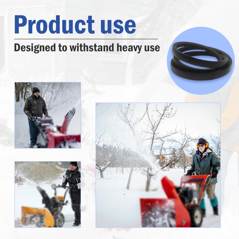 579932 Snow Blower Belt Replcaement for Murray Craftsman 579932 579932MA