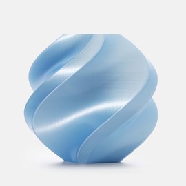 3DTOOLS Bamboo 1.75MM PLA Silk+ Filament Shiny Like Chrome, Smooth Like Silk High Speed &Easy Printing Eco Friendly with RFID for Bambu Lab A1,A1MINI,X1,P1 AMS 1KG +/- 0.03mm (Baby Blue 13603)