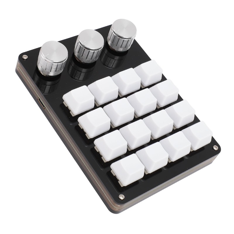 Mini 16 Key Keypad with 3 Knob Custom Programming Hot