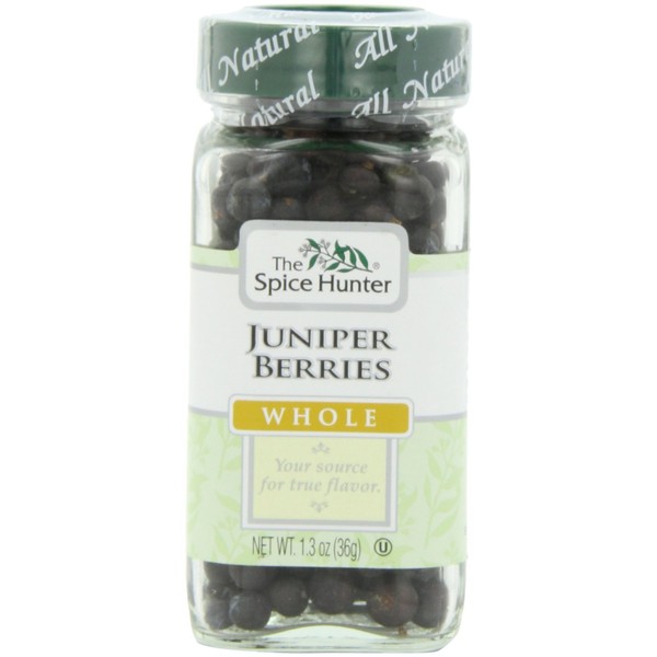 The Spice Hunter Juniper Berries Whole, 1.3-Ounce Jar